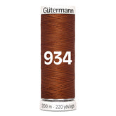 Gutermann garen | 200m | 934 brique naaigaren GM - 200 - 934 - BRIQUE 4008015035020